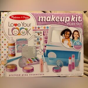 Melissa & Doug Makeup Kit Play Set - Pink, Purple, Blue